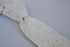 white speckled linen tie in classic width